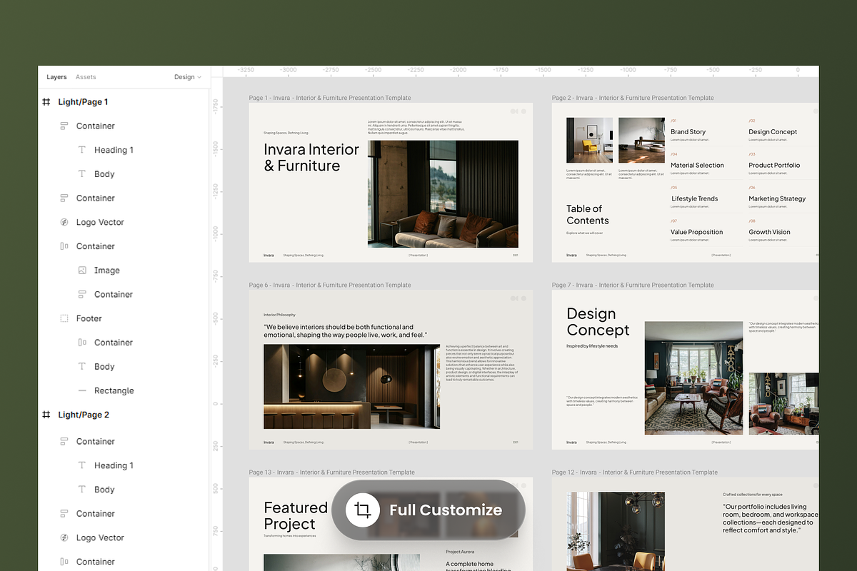 Interior & Furniture Presentation, a Presentation Template by SLAB! Design