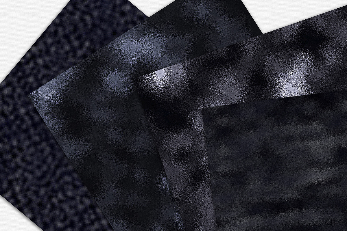 Black Foil & Glitter Textures, a Texture Graphic by CatJello Graphics (Photo 5 of 14)
