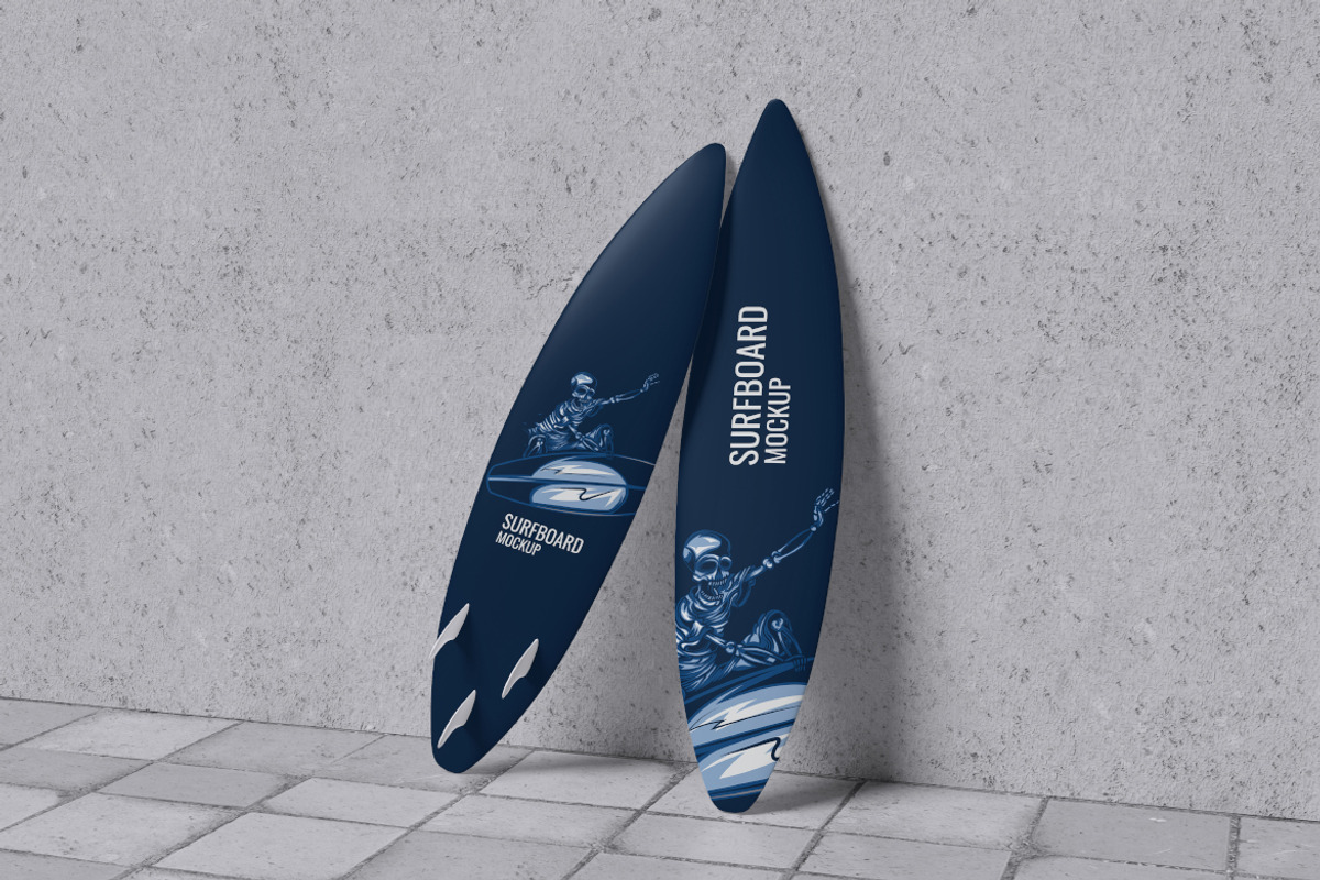 Surfboard Mockup Bundle Set, an Advertising Mockup by Rielismee (Photo 4 of 5)