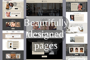 Squarespace Beauty Website Template