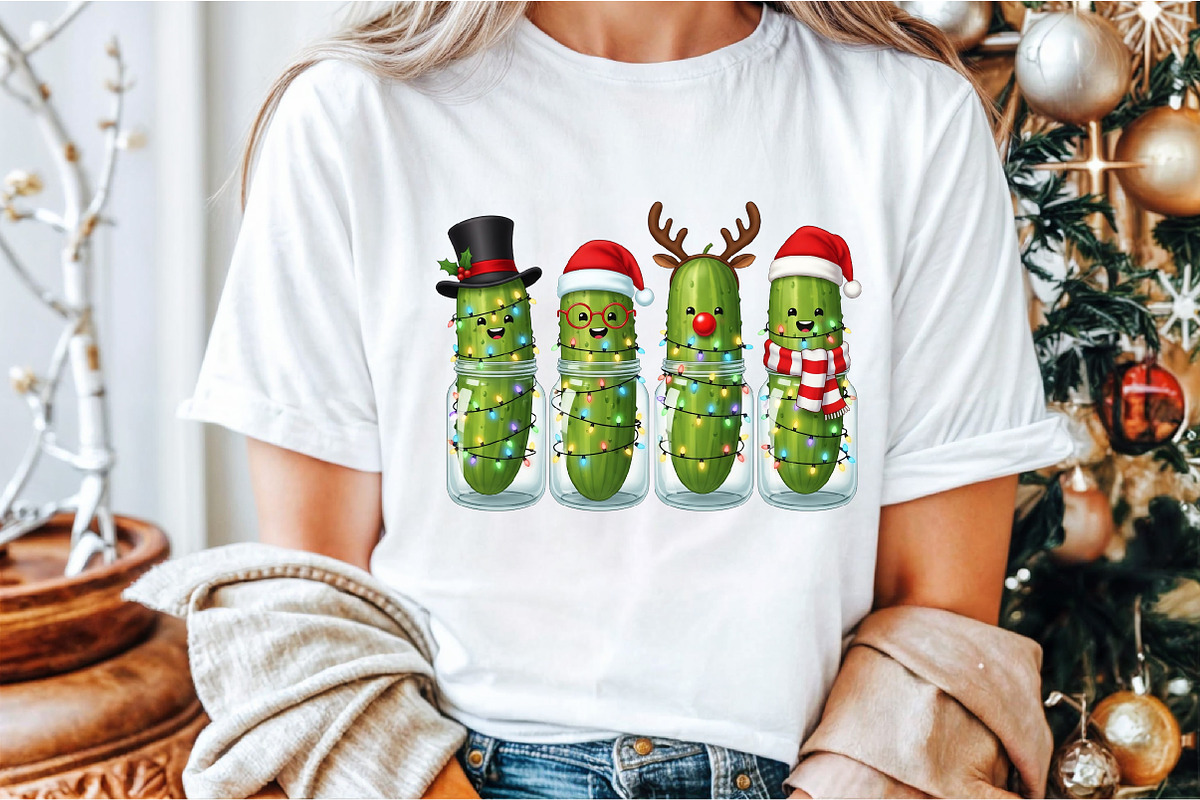 Christmas Pickles Sublimation Png, an Illustration by Rose Art (Photo 5 of 5)