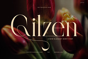Glizen Elegant Serif Font, a Serif Font by Graphicxell (Thumbnail 1 of 8)