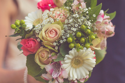 Floral Wedding Bouquet, a Nature Photo by Studio W&W