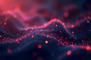 Abstract Blue Glowing Mesh Grid for, a Photo by LOGOCREATIVE