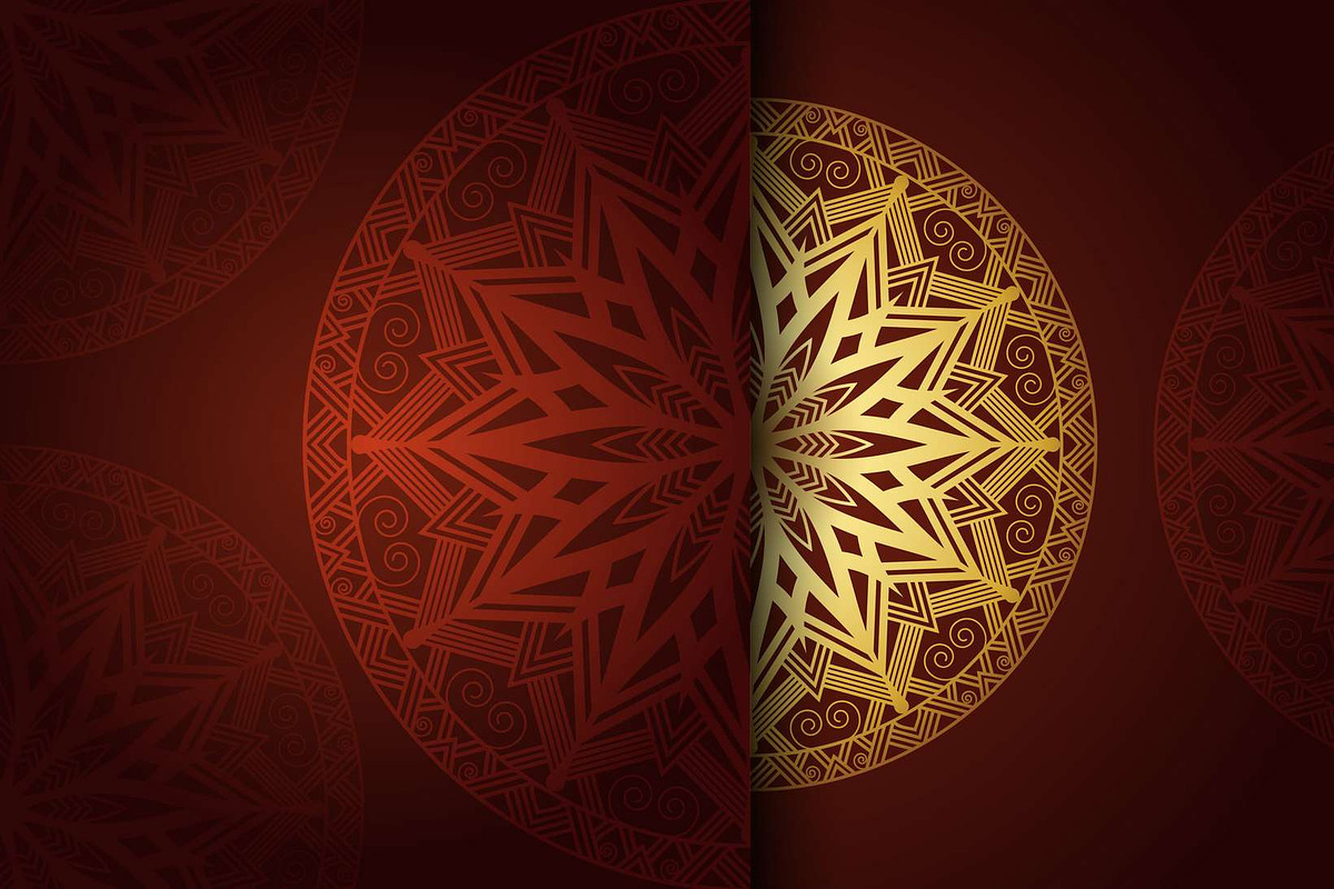 560+ Mandala Design Mega Collection, a Decorative Illustration by NJ Himel (Photo 147 of 289)