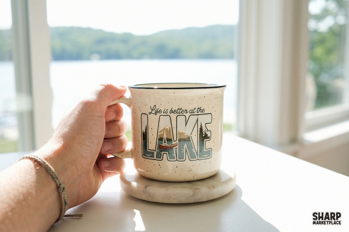 Life Is Better At The Lake PNG, an Object Graphic by SharpMarketplace (Photo 2 of 4)