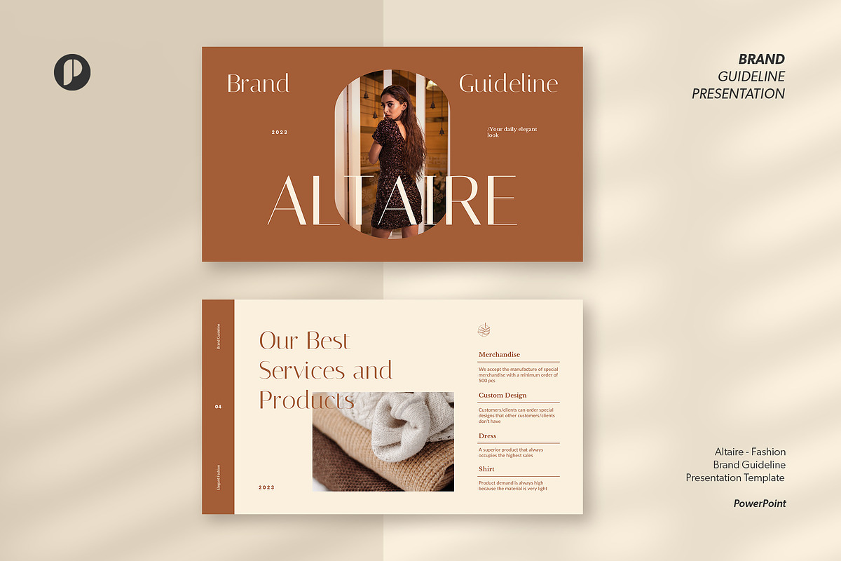 Altaire - Fashion Brand Guideline, a Presentation Template by peterdraw (Photo 1 of 7)