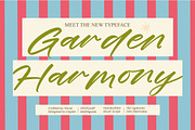 Garden Harmony Handwritten Brush, a Script Font by stylishtype.co (Thumbnail 1 of 15)