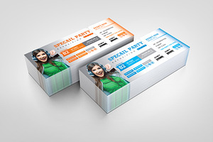 Editable Event Ticket Template, a Stationery Template by BrandlyTemplate