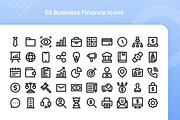 50 Business Finance - Line, an Outline Icon by Kmg Design (Thumbnail 2 of 2)