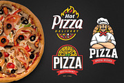 Pizza Logo Templates, a Branding & Logo Template by Vecster (Thumbnail 6 of 10)
