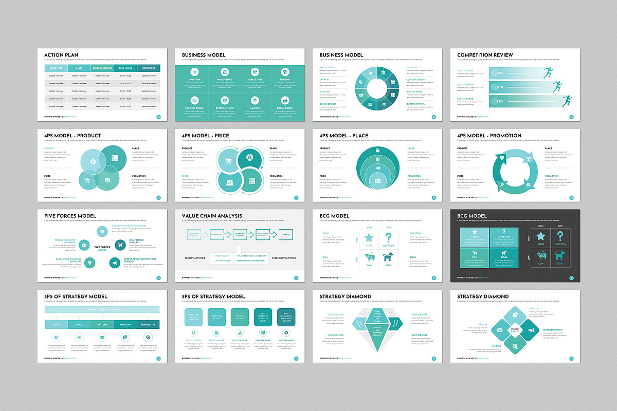 Business Strategy Presentation, a Presentation Template by CreativeSlides (Photo 7 of 26)