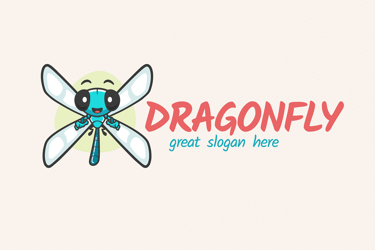 Dragonfly Logo Mascot, an Animal Illustration by Sargatal (Photo 2 of 4)