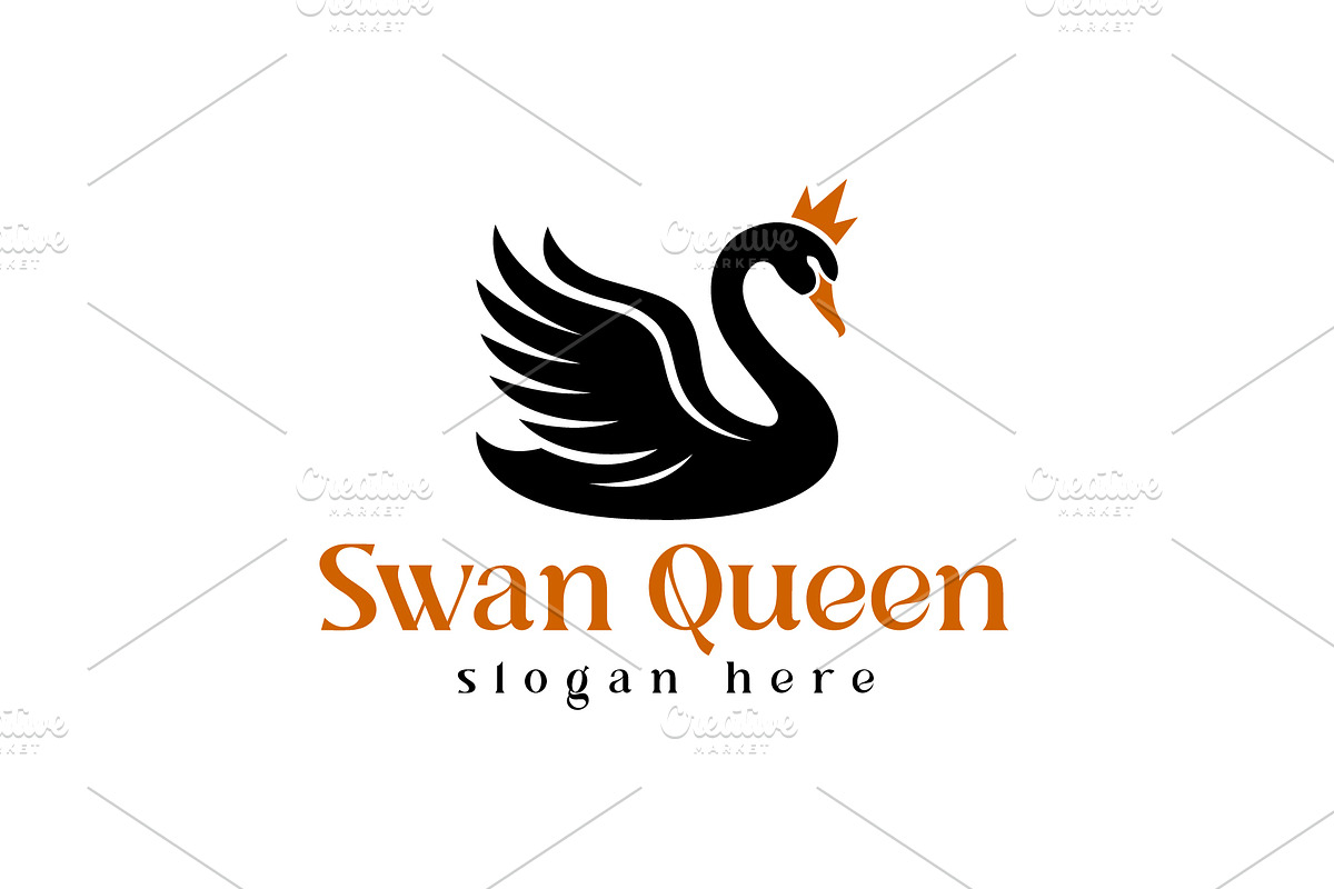 Swan Queen Logo, a Branding & Logo Template by Pixes (Photo 1 of 3)