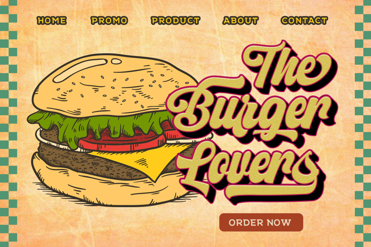 Letter Vintage, a Script Font by Letter Fresh (Photo 8 of 8)