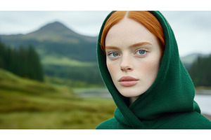 Young caucasian female with red hair, a Person Photo by Lermont51