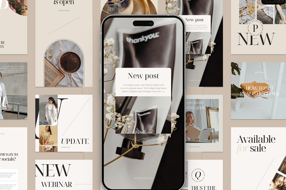 Instagram Aesthetic Canva, a Social Media Template by VeliusCreativeStudio (Photo 8 of 9)