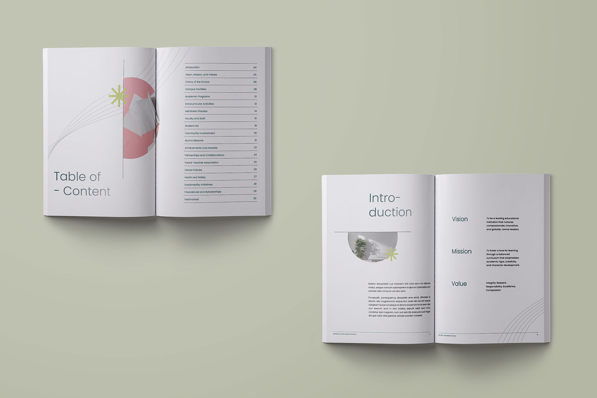 School Profile Template - Skoola, a Brochure Template by fakhroo (Photo 3 of 10)