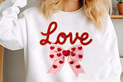 Crochet Pink Love Bow Valentine PNG, an Illustration by Craft Nest (Thumbnail 4 of 5)