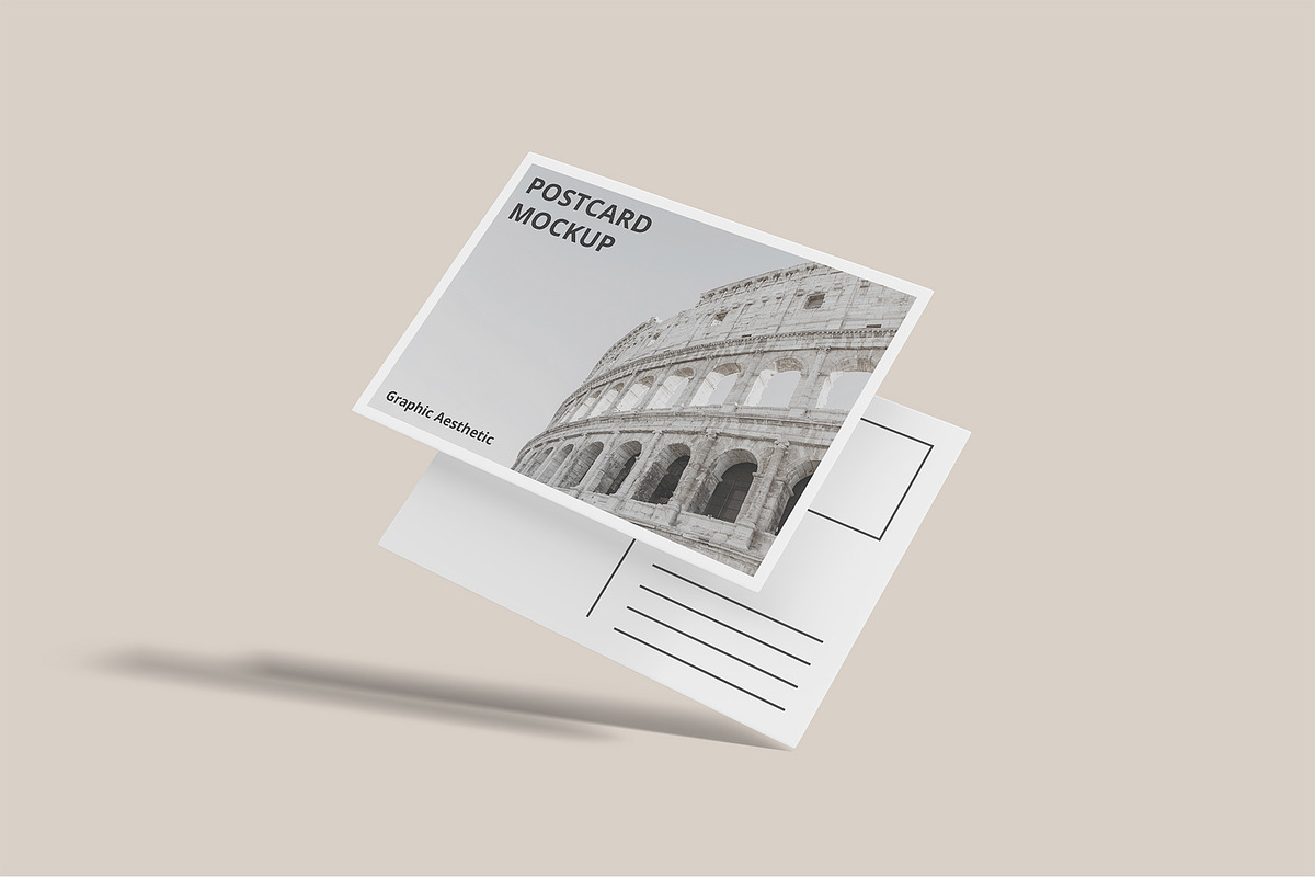 Postcard Invitation Mockup Bundles, a Card Template by Graphic Aesthetic (Photo 11 of 22)