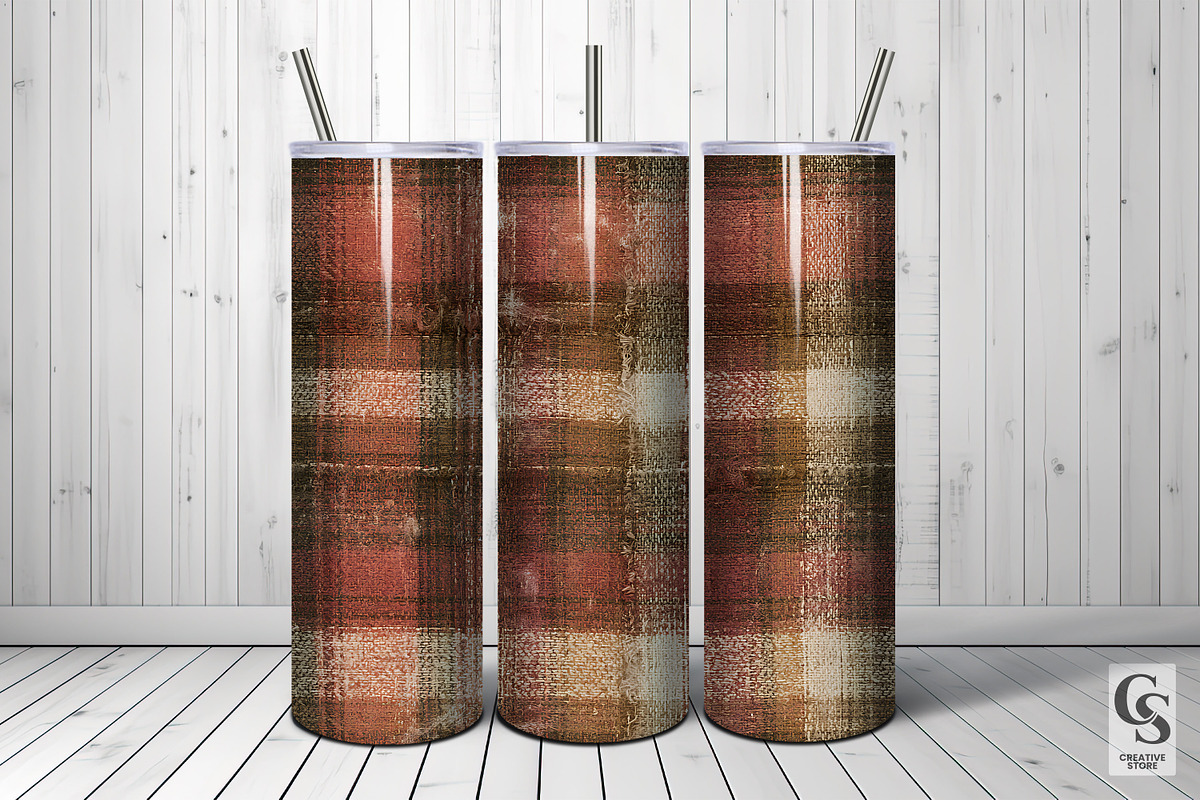 Old Grunge Plaid Seamless Pattern, a Pattern Graphic by Creative Store (Photo 5 of 5)