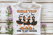 Girls Trip Halloween Salem Witch Ret, an Illustration by Craft Nest (Thumbnail 3 of 6)