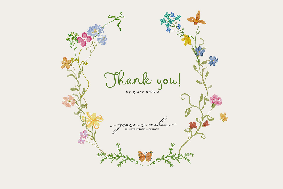 Hand-drawn quirky whimsy flowers, a Decorative Illustration by Grace Noboa Illustrations (Photo 13 of 14)