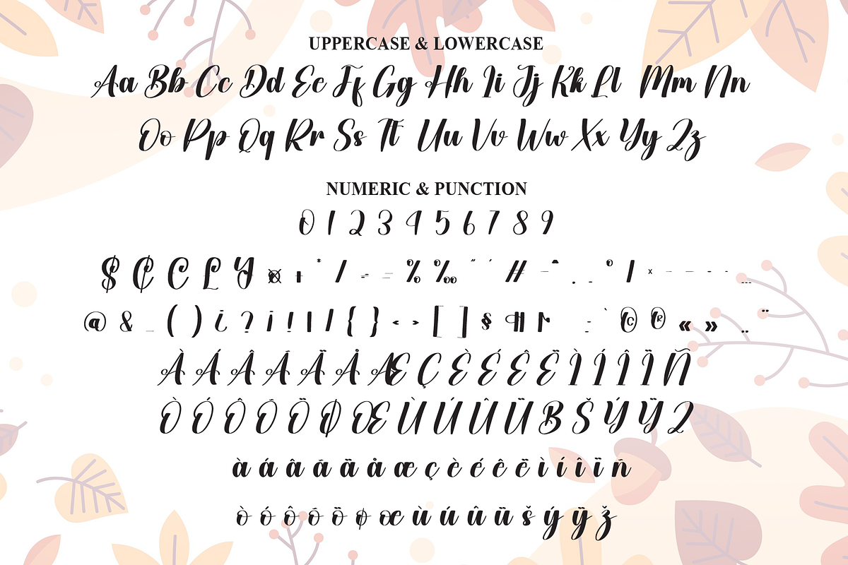 Autumn | Script Font, a Handwritten Font by Scratchones (Photo 6 of 8)