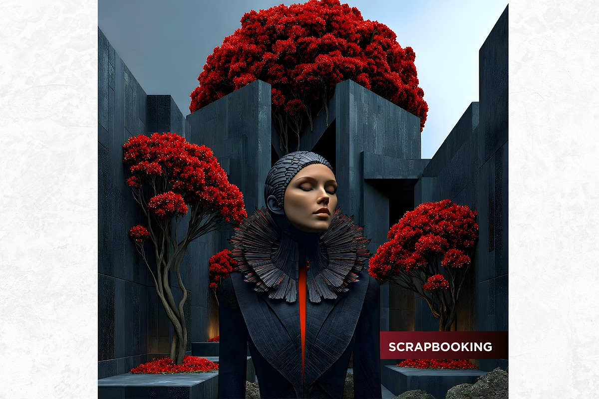 The Red Silence Cliparts, a Decorative Illustration by ThatsDesignArt (Photo 9 of 17)