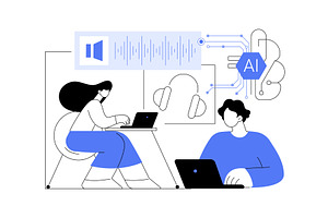 AI Noise-Canceling Environments, a Technology Illustration by Visual Generation