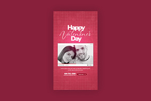 Valentine's Day Instagram Story, a Social Media Template by Saman Osama
