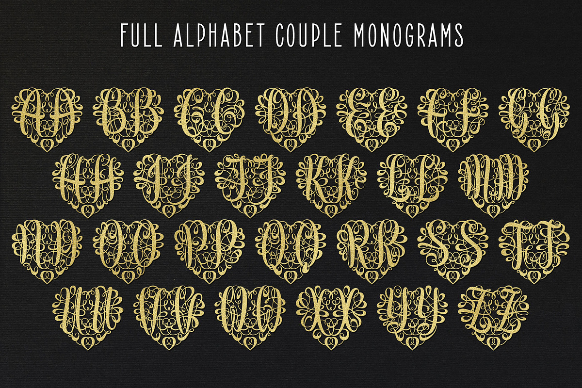 Monogram Script | Full Alphabet, a Script Font by Royaltype (Photo 7 of 12)