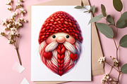 Yarn Crochet Valentines Gnome PNG, an Illustration by SinaCreation (Thumbnail 5 of 11)