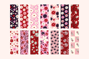 Floral Bookmark Printable