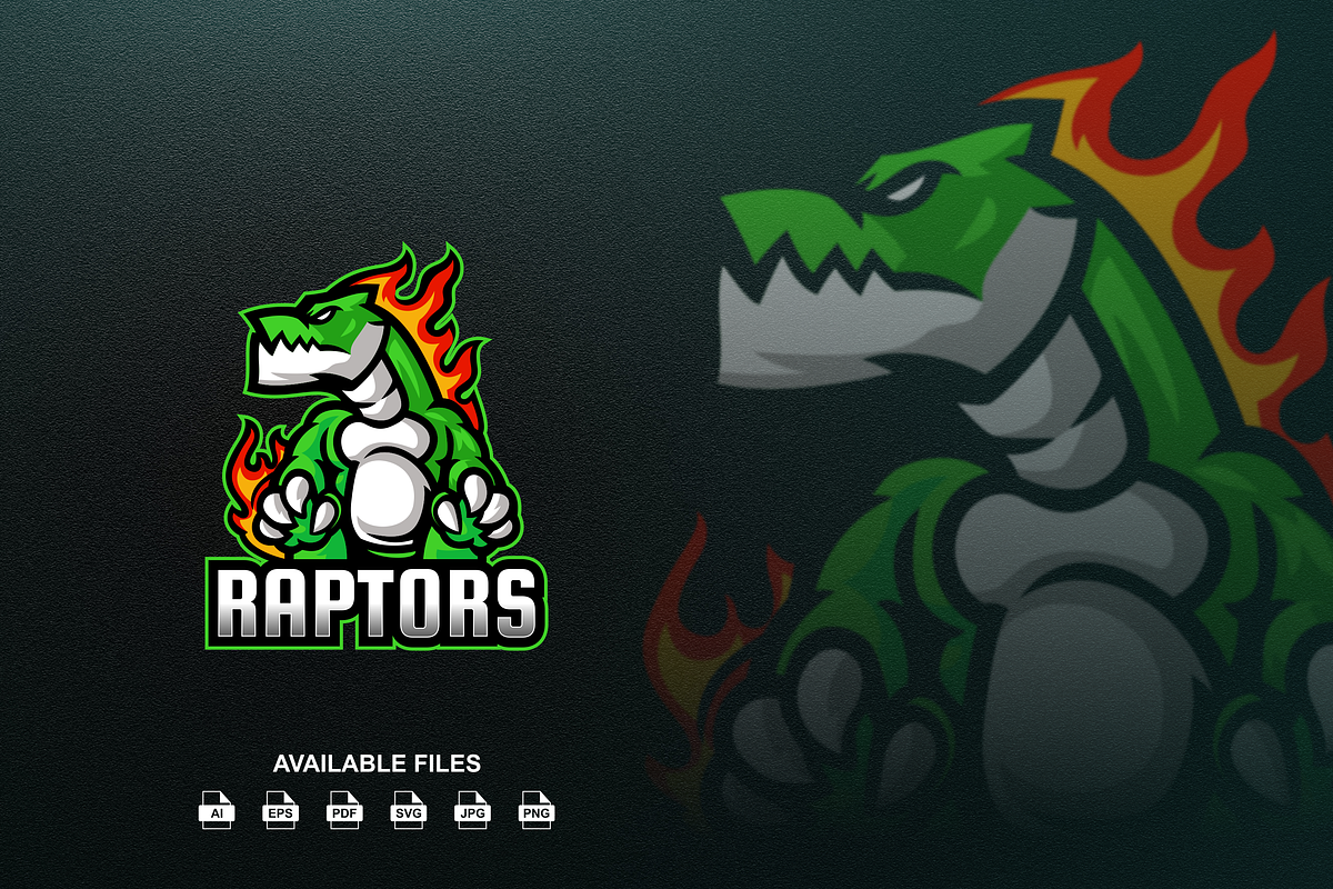 Raptor Logo, a Design Template by artchiles_design | Creative Market