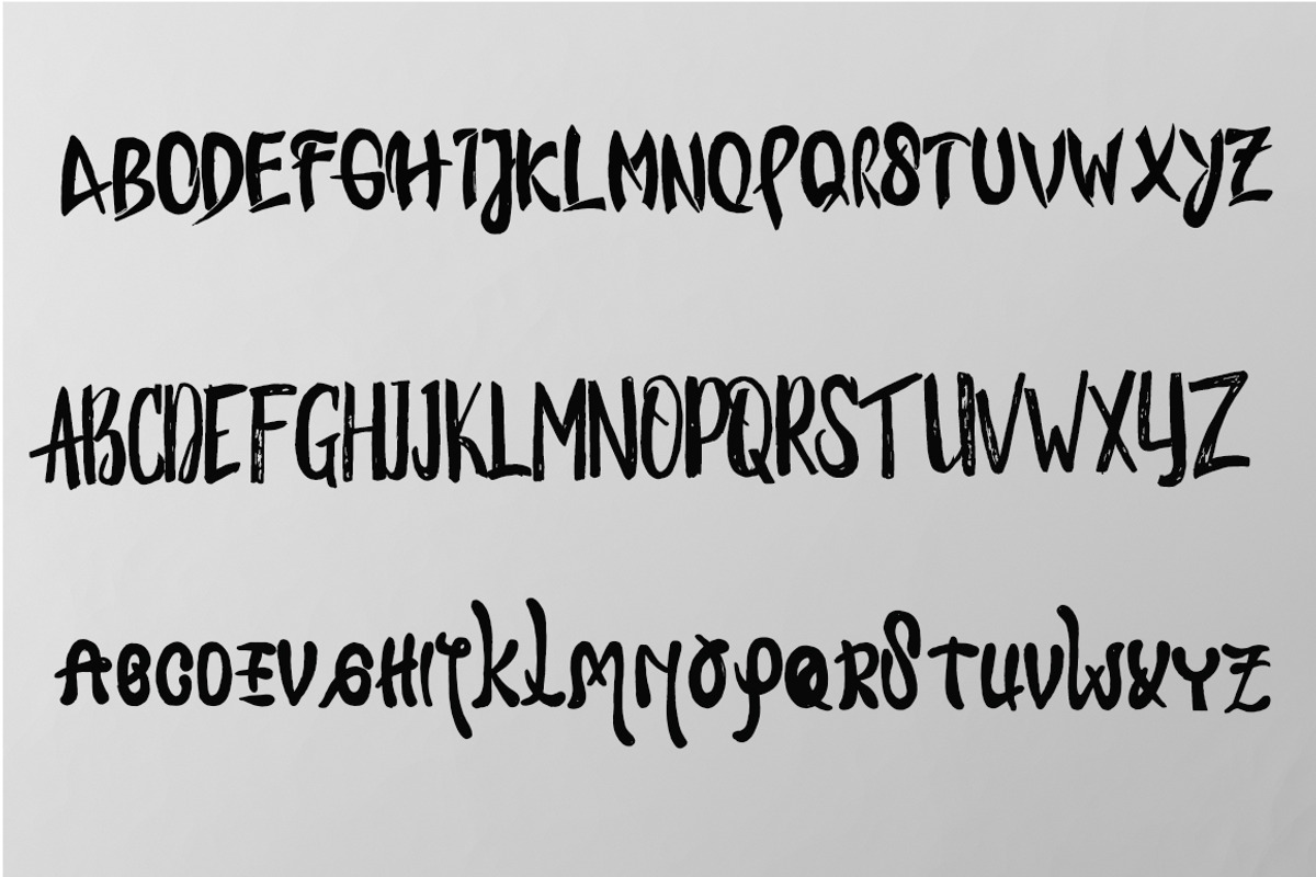 Adellicia Trio Font preview 2