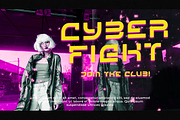 Cybersky - Retro Futuristic Font, a Font by Typefactoryco (Thumbnail 7 of 8)