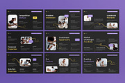 Black Modern Pitch Deck PPT, a Presentation Template by graphicook (Thumbnail 3 of 4)