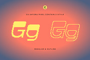 CS Satoru Pixel, a Sans Serif Font by Craft Supply Co. (Thumbnail 4 of 8)