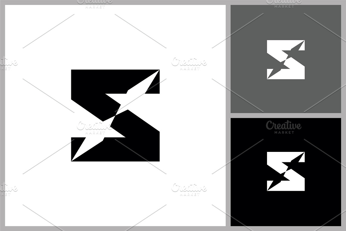 Abstract Letter S Logo Icon, a Branding & Logo Template by quadrazo