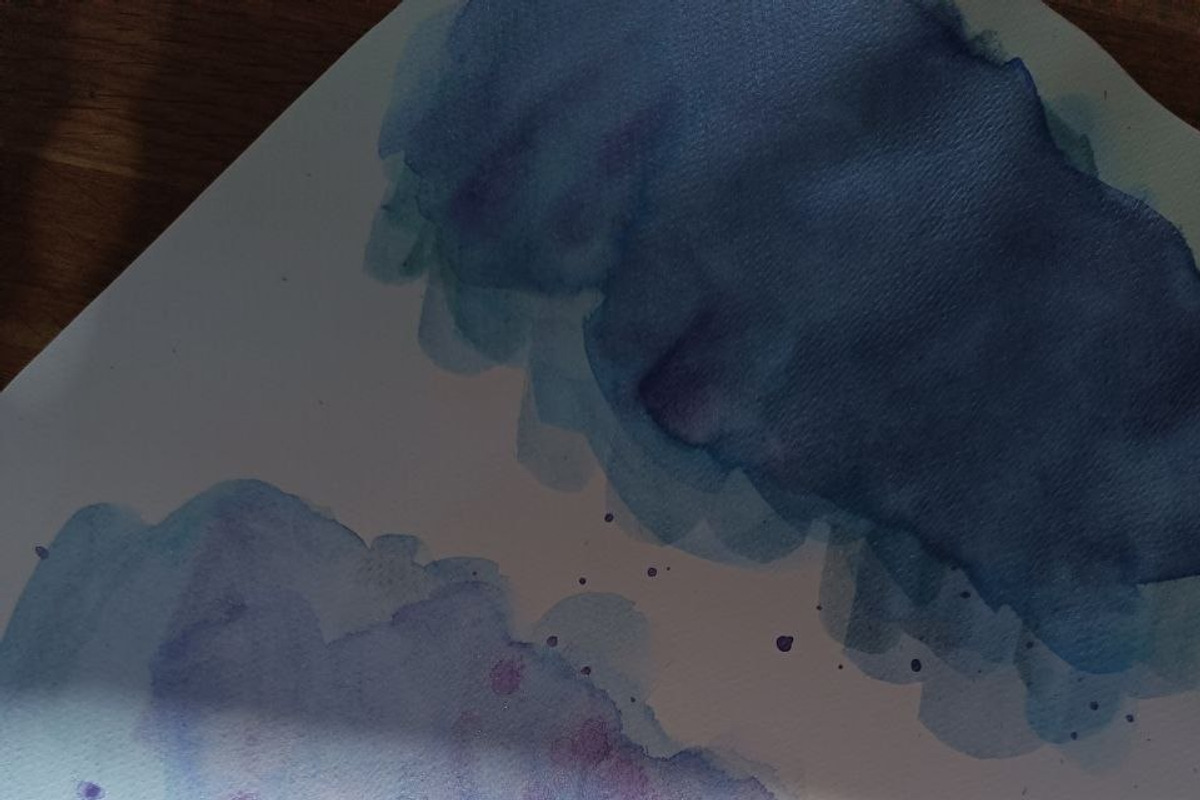 Hand-painted Sparkling Watercolors, a Texture Graphic by Irina (Photo 8 of 9)