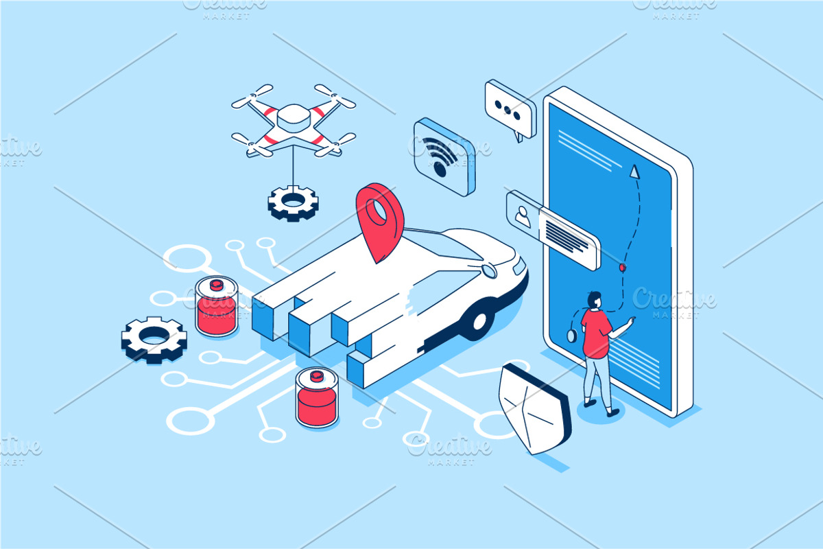 Isometric Concepts Illustrations, a Finance Illustration by alexdndz (Photo 19 of 26)