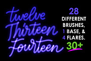 30+ Procreate Neon Brushes, a Brush Add-On by Nurmiftah (Thumbnail 8 of 13)