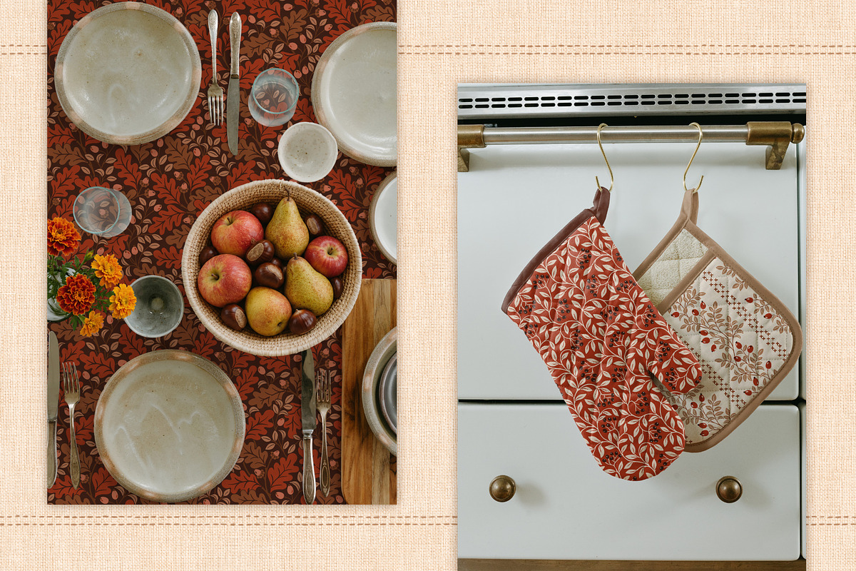 Heritage Autumn Pattern Collection, a Pattern Graphic by PATTERNS etc. (Photo 4 of 11)