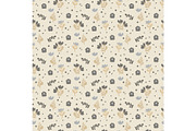 Beige Abstract Floral Seamless, a Pattern Graphic by Sharon Schwalbe (Thumbnail 3 of 4)