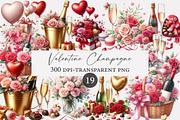 Valentine Champagne Candy Heart, an Illustration by Designworld (Thumbnail 1 of 4)