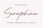 Seraphina Script (Bold&Regular), a Script Font by Digital Hustler (Thumbnail 1 of 9)