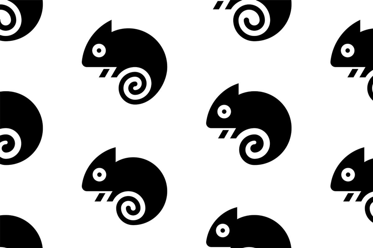 Chameleon Logo, a Graphic by NataliiaVolyk (Photo 6 of 6)