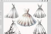 1000+ DRESS PROCREATE STAMPS, a Brush Add-On by BeeRubby (Thumbnail 7 of 9)
