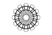Elegant Mandala Line Art Collection, a Decorative Illustration by NJ Himel (Thumbnail 59 of 101)